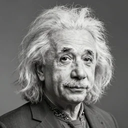 maori einstein portrait 1 9 9 6