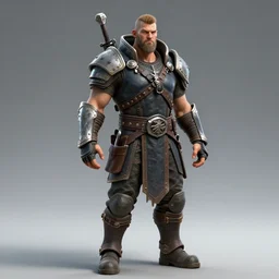 Picture of a Cyberpunk Barbarian, Male, HD, unreal engine, blender, octane, cgsociety, 16K