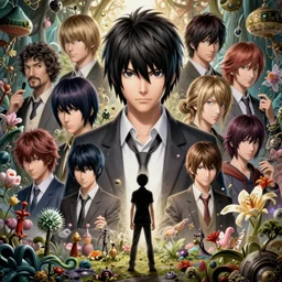 highly detailed surreal vfx portrait of ryuk from deathnote, stephen bliss, unreal engine, greg rutkowski, loish, rhads, beeple, makoto shinkai and lois van baarle, ilya kuvshinov, rossdraws, tom bagshaw, alphonse mucha, global illumination, detailed and intricate environment