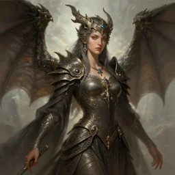 dungeons and dragons portrait of a dragon priestess, serene, intricate, highly detailed, dynamic lighting, digital art, digital painting, artstation, terence nielsen, sharp focus, illustration, art by artgerm and greg rutkowski and moebius, 8 k