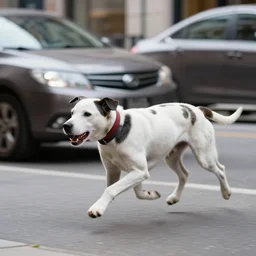 boston dynamics spot chasing a car