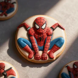 spiderman fudge cookies