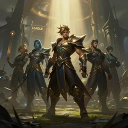 digital concept art league of legends characters