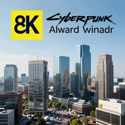 cyberpunk alkmaar citycape 8 k photo award winning