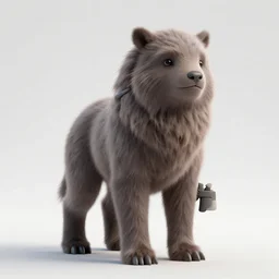 new bipedal creature with fur creature from bap - 1 1 3 8