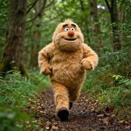 photo of Mr Blobby chasing you through the woods