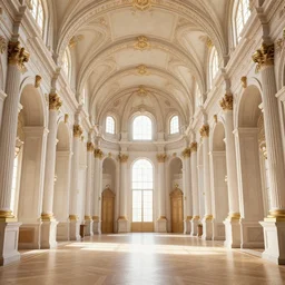 3 d game cg, interior of a baroque palace, tall vaulted ceilings and grand architecture, the sun shines through the stained glass. unreal engine, 4 k, game cg, alphonse mucha, greg rutkowski, james gurney, johannes voss, unreal engine, hyperdetailed, 4 k