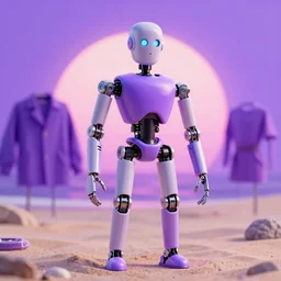 bill ackman robotic clothes in the beach purple sun, pink lighting ultra realistic photorealistic highly detailed high quality, a stunningly, digital painting, artstation, concept art, smooth, sharp focus, illustration, art by artgerm and greg rutkowski and alphonse mucha 8 k