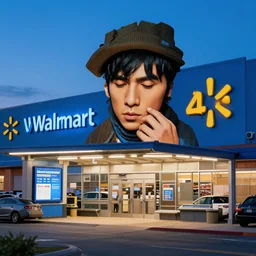 Walmart, 4k, hyper detailed, 3am, jaystation, big gnar,