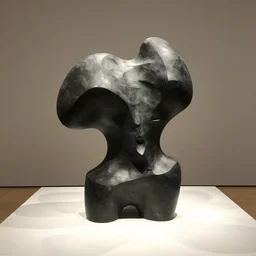 modern art, abstract sculpture, alien object, moma, 8 k