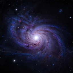 detailed starfield and nebula, digital art