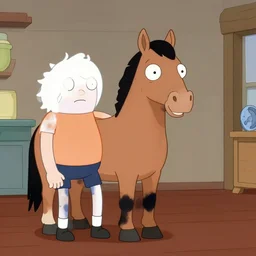 a scene from bojack horseman ( tv show )