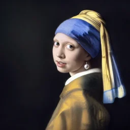 Rick Sanchez with a pearl earring by Johannes Vermeer