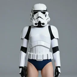 a full figure portrait of a beautiful asian female stormtrooper, swimsuit issue style, hyperrealistic, hdr, 8 k, hour glass figure, volumetric lighting, tatooine sunset, bokeh, photorealistic - h 9 6 0