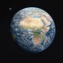 artwork of a potential habitable planet | sci-fi | intergalactic