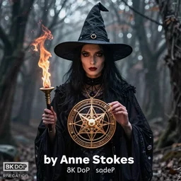 photorealistic, witchcraft, occult, illuminati, by Anne Stokes, 8K DoP