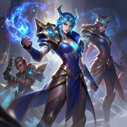 jax league of legends wild rift hero champions arcane magic digital painting bioluminance alena aenami artworks in 4 k design by lois van baarle by sung choi by john kirby artgerm style pascal blanche and magali villeneuve mage fighter assassin