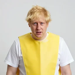 boris johnson costumed like a banana, photo, 8 k