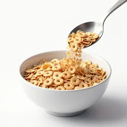 a bowl of cereal being sucked into a blackhole. digital art. highly detailed