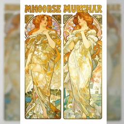 colorful poster art of a city by alphonse mucha and emek, all connected by twisting roads, digital art, poster frame, concert poster