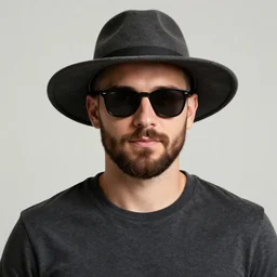 handsome man with a beard wearing sunglasses and a hat, Mark Edward Fischbach, intricate, highly detailed, digital painting, artstation, concept art, smooth, sharp focus, illustration, gta v cover art, Unreal Engine 5, 8K, art by artgerm and greg rutkowski and alphonse mucha
