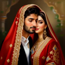 A beautiful Kurdish wedding, photo realistic painting, trending on Artstation, highly detailed, insanely detailed, award winning art