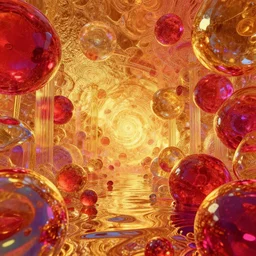 vivid conceptual dream of resonating bliss, vaporwave, intense blissful textures, vaporwave wallpaper environment, intense blissful vibe, nobody here, intense blissful shapes, intense blissful structures, gold, ruby, glass, water, HDR, octane render, 8k, 4k