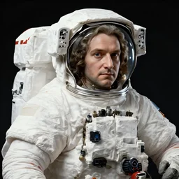 wolfgang amadeus mozart is an astronaut,, artstation