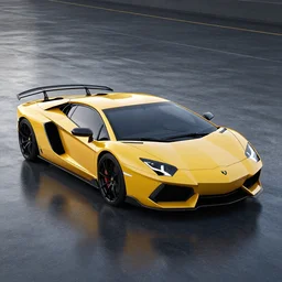 octane render of a lamborghini aventador