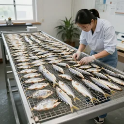 drying fish on a gpu farm for cryptocurrency mining at home