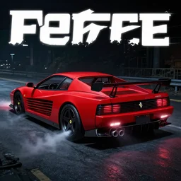 ” lord of darkness red ferrari testarossa, wicked devilish car body kit and wing, evil aura lighting underneath car, evil mist from exhaust going underneath car, ominous side of road night setting, hyper realistic, hyper micro detailed, concept art design by ferrari concept art designers and ridley scott, car magazine photo realistic cover photo ”