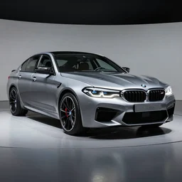 A BMW M5 designed and produced by Audi, promotional photo