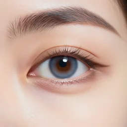 a closeup portrait of the eye of a beautiful woman, extreme chromatic aberration, distortion, highly detailed