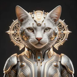 symmetry!! portrait of an animal, tech wear, scifi, glowing lights!! intricate elegant, highly detailed, digital painting, artstation, concept art, smooth, sharp focus, illustration, art by artgerm and greg rutkowski and alphonse mucha
