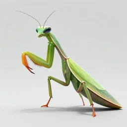 a praying mantis kaiju, featured on artstation, cgsociety