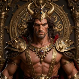 hyperrealist portrait of hades, from disney hercules, ornate, epic, volumetric, octane render, unreal engine, hyperdetailed, intricate digital art, by annie leibovitz