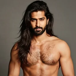 vinod with tatoo of katrina kaif on his chest