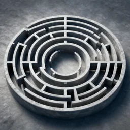 a mysterious circular maze made out of. ultra resolution. high definition. trending on artstation.