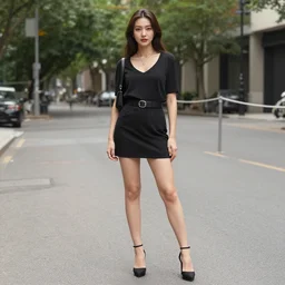 full body picture of the most beautiful girl