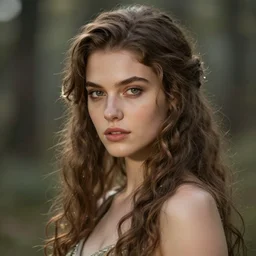 a beautiful female fantasy portrait by laura sava
