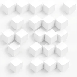 orthogonal view, tetris blocks, simple, white, trending on pinterest, keyshot 1 1