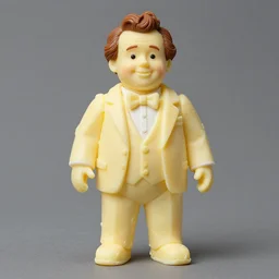 a statue of john candy made out of butter, 8 k photo