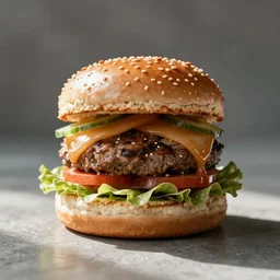 macaron burger