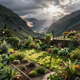 backyard garden, in the valley of the wind