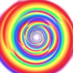 Rainbow Spiral Optical Illusion, 4K