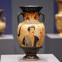 antiques roadshow still of an ancient greek vase depicting ron swanson