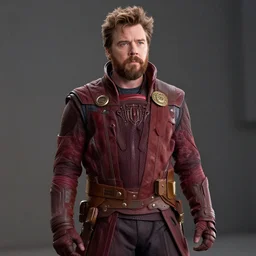 film still of Jack Black as Star Lord in Guardians of the Galaxy