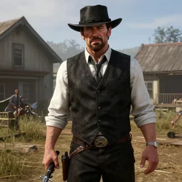 John Cena in Red Dead Redemption 2