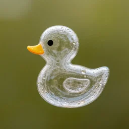 duck made of bubble