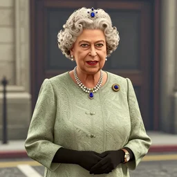 Queen Elizabeth II in gta 5, screenshot